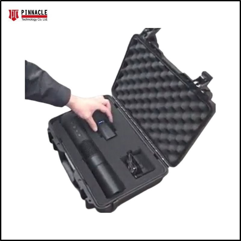 PTC-UAV-3F15 Portable GPS/Wifi UAV Drone Signal Jammer dengan 1000lm Flashlight Lumens