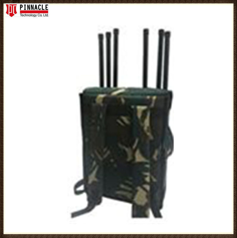 Manpack FPV Anti Drone Jamme 300-6000MHz UAS Signal Blocker Untuk Mengganggu Sinyal FPV GPS WIFI Remote Control