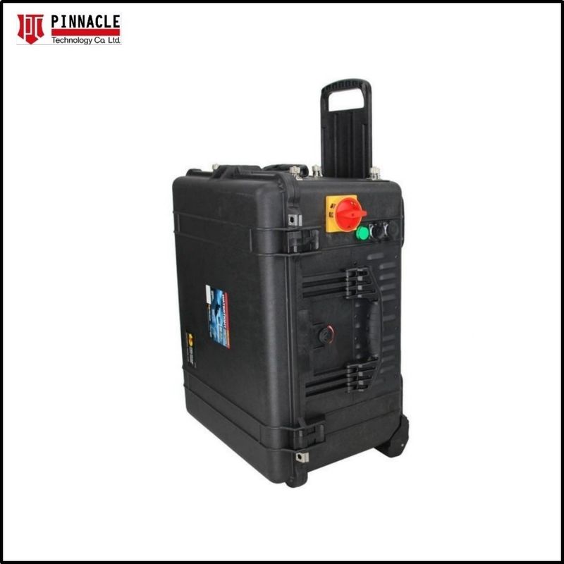 800W RCIED Ponsel Jamming Perangkat Pelican Disruptor Untuk Polisi Militer Pemerintah Convey