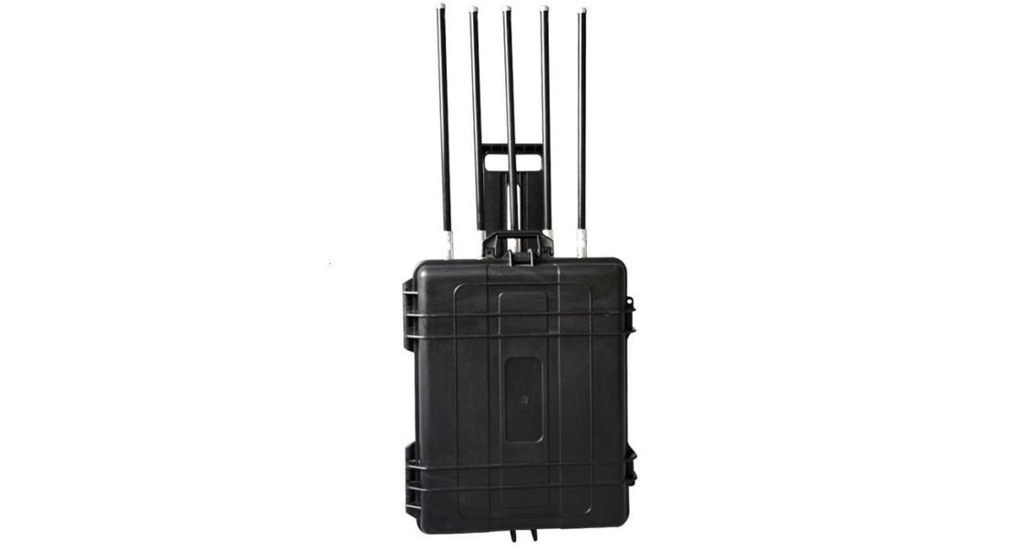Portable WIFI VHF UHF Mobile Phone Jamming Device Reception Blocker dengan kontrol LAN
