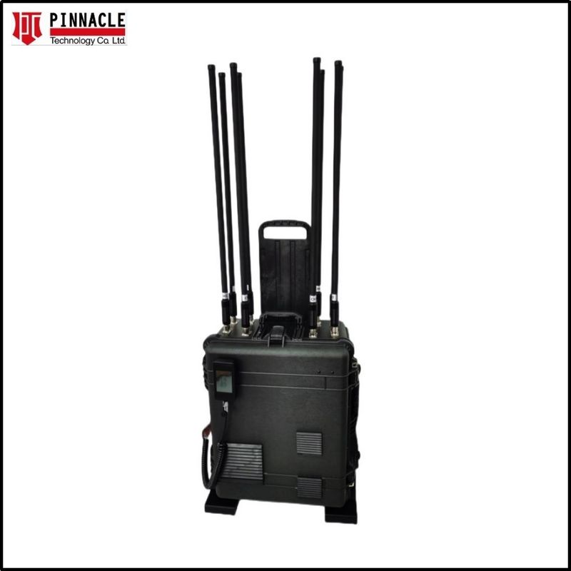 Pelican Militer VHF UHF Portable Cell Phone 2G/3G/4G/5G/GPS/WIFI Signal Jammer