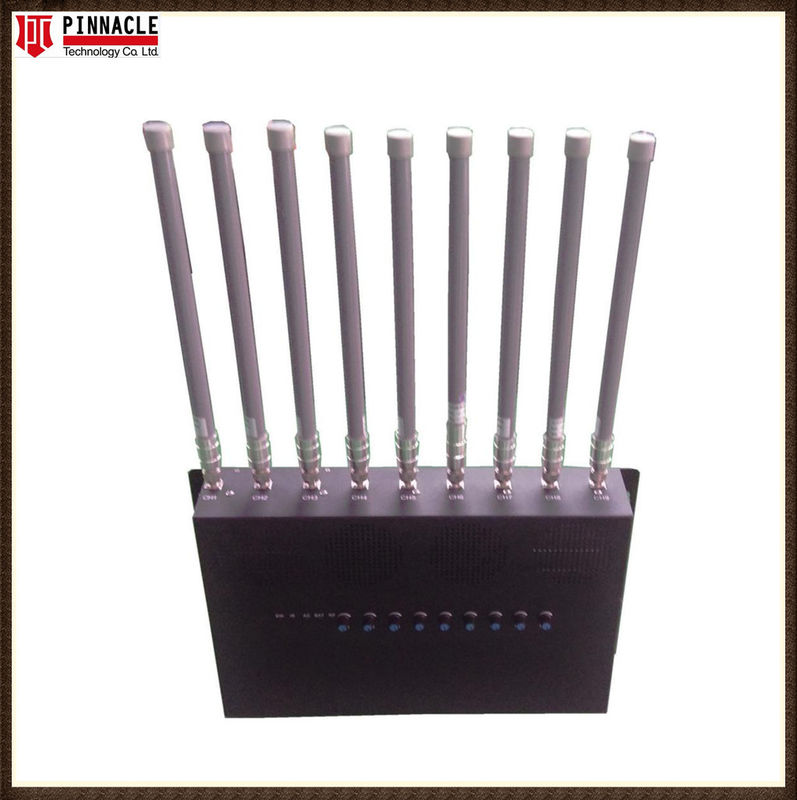 Indoor WIFI GPS Penjara Jammers Desktop Tipe Tembok Penghalang Sinyal Ponsel
