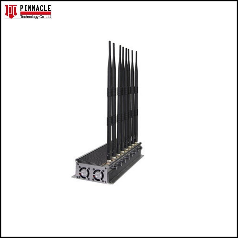 8 antena ampuh Jammer Locker GPS WiFi VHF UHF Cell Phone Dan Wifi Blocker 80W