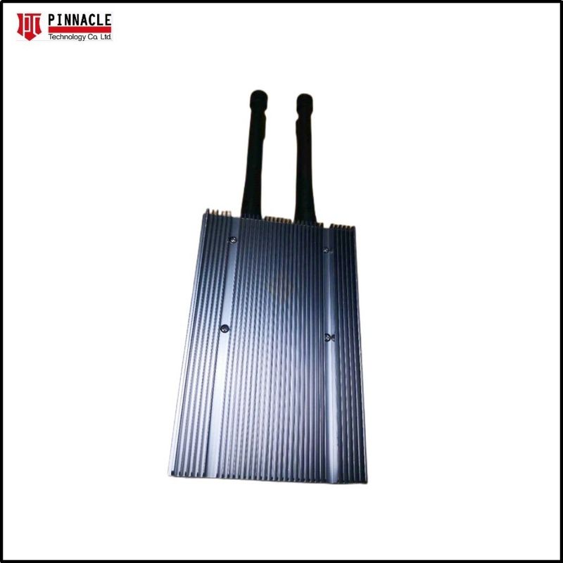 30W L1 ~ L5 GPS Wifi Ponsel Handheld GPS Blocker 4 Antenna Remote Control