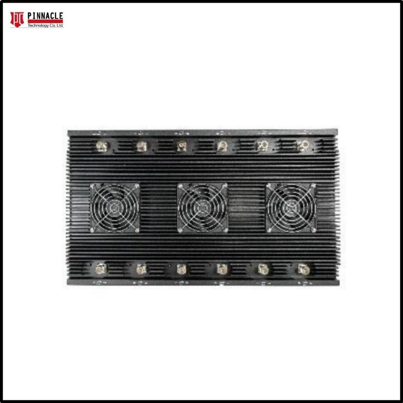 12-Antena Daya Tinggi Output 300W Ponsel 2G/3G/4G/5G WIFI Jammer Sinyal Desktop