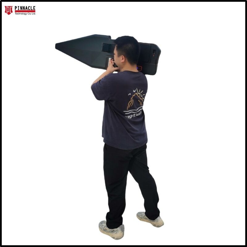 Pendengar Anti-Drone Taktis Pendeteksi Drone 300MHz-6000MHz Semua dalam Satu Pertahanan UAV & FPV