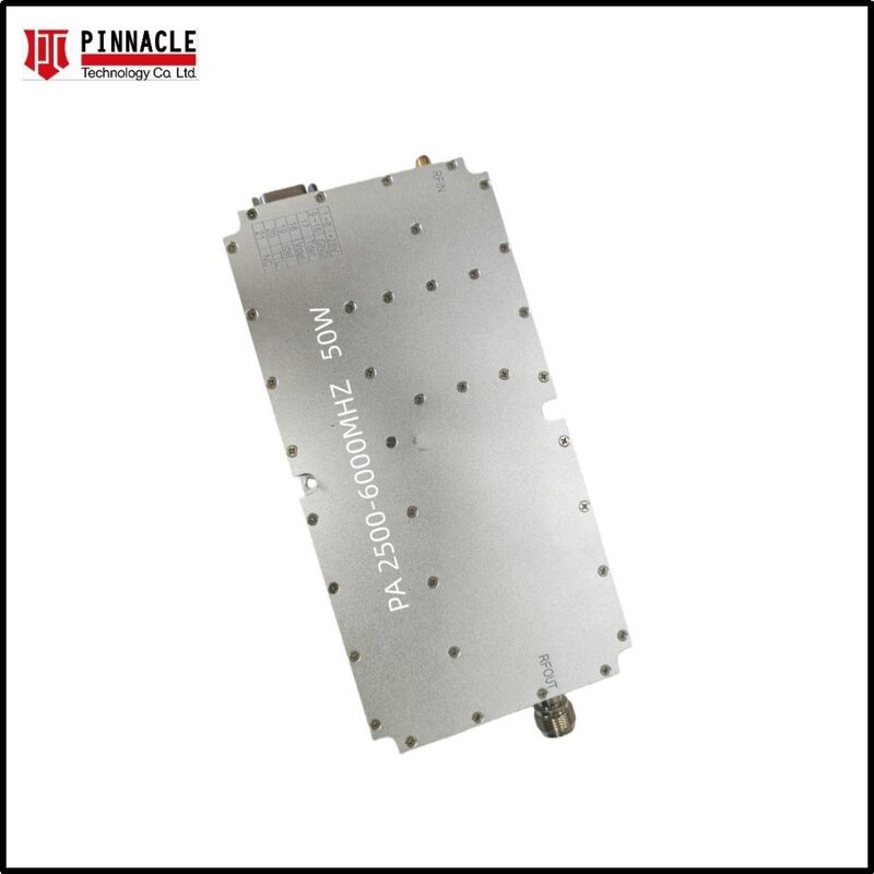 Modul Amplifier Daya Tinggi 8–10 GHz 50W Amplifier Daya RF Efisiensi Tinggi untuk Aplikasi X-Band
