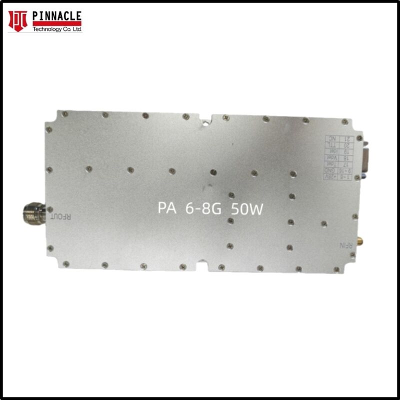 Modul Penguat Perangkat Peredam RF WiFi 6E Berdaya Tinggi dengan Keluaran 50W atau 100W untuk Penekanan Sinyal 5925-7125 MHz