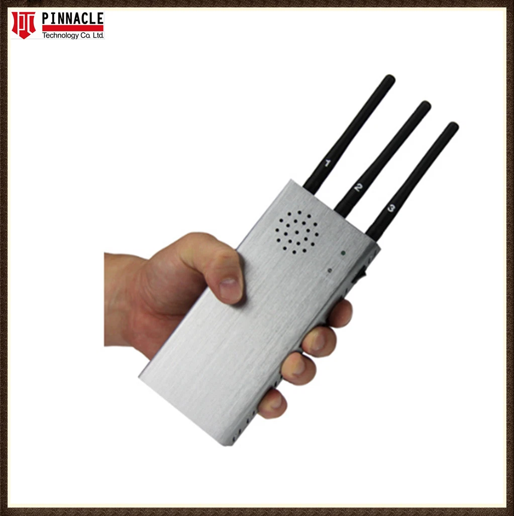 12V 3 Antenna militer ponsel sinyal jammer 315 433 868 MHz 1