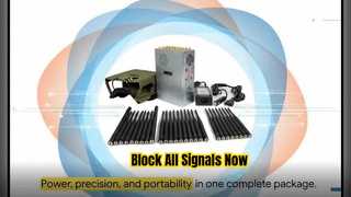 Jammer Sinyal 28 Antena Genggam Full-Band 5G/4G/WiFi/GPS/Pengganggu Sinyal Remote Control